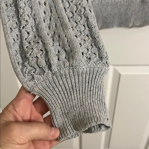 Sundance open knit ruffle neck top - Picture 7 of 9